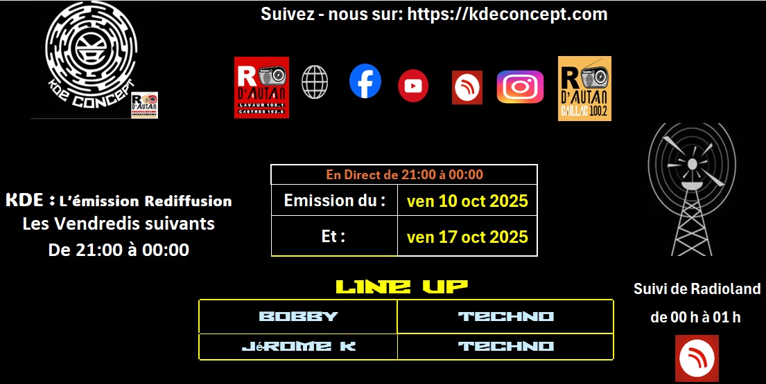 Emission du 10 et 17.10.2025