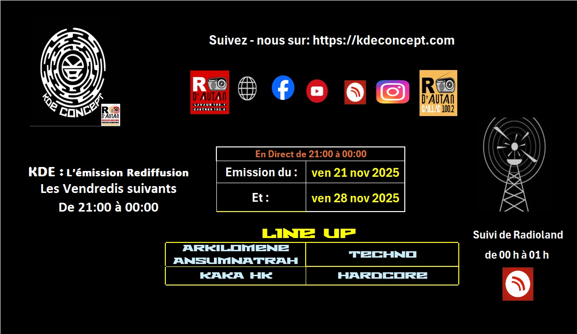 Emission du 21 et 28.11.2025